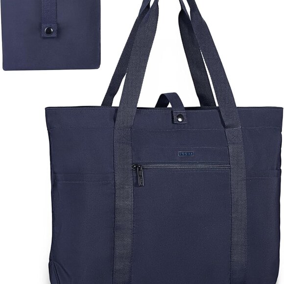 Large Capacity Foldable Tote Bag Waterproof Polyester Work Travel Beach - Picture 1 of 7
